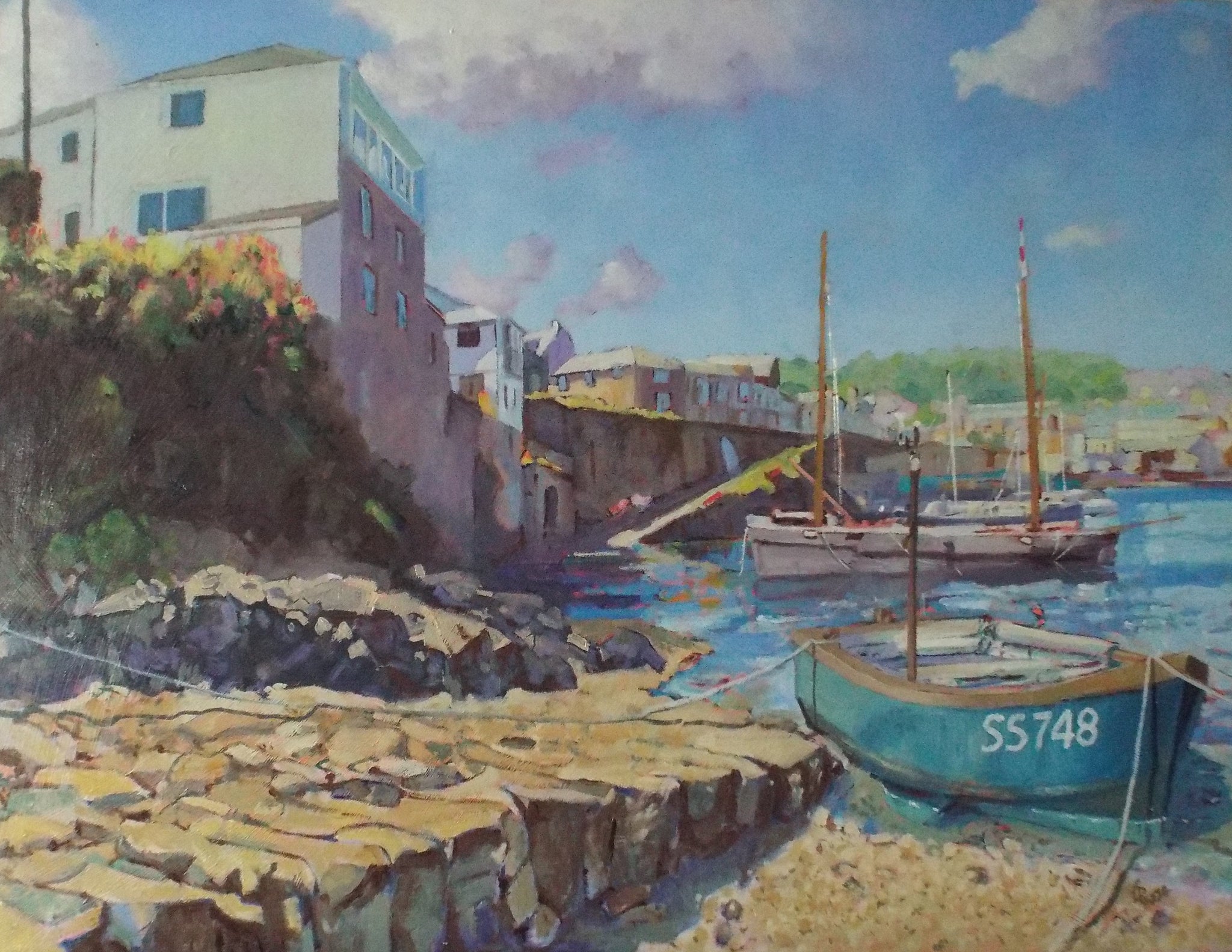 Old Newlyn Harbour - PRINT