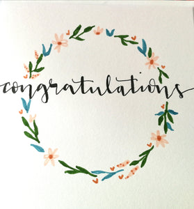 Congratulations - greetings card