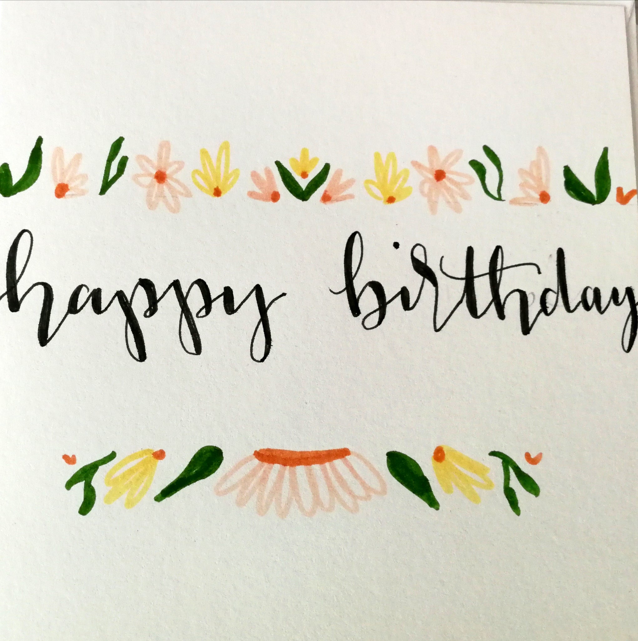 Happy Birthday - greetings card