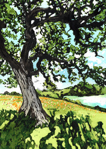 Oak Tree - GREETINGS CARD